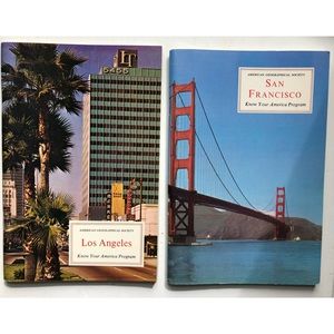 Vintage 70’s LA & San Francisco Know America Books